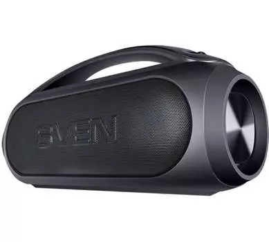 Портативная акустика 2.0 Sven PS-260 SV-021290 черная (40 Вт, Waterproof (IPx5), TWS, BT, FM, USB, 3000мА*ч)