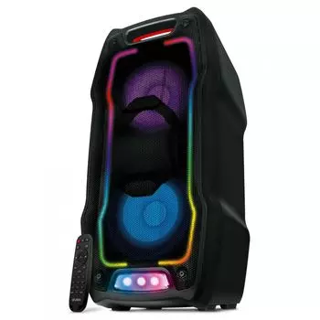 Портативная акустика 2.0 Sven PS-730 SV-021719 черная (100 Вт, TWS, BT, FM, USB, microSD, LED-дисплей, 4400мА*ч)
