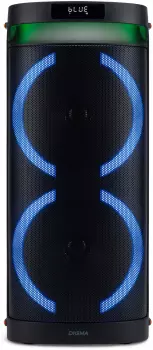 Портативная акустика Digma D-MC1750 AS1750B черная, 60W, FM, USB, BT, micro SD