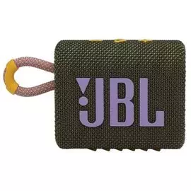 Портативная акустика JBL GO 3 4,2W RMS, BT 5.1, до 5 часов, цвет зеленый