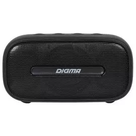 Портативная акустика 1.0 Digma S-19 SP1110T черный 5W BT/3.5Jack 10м 1200mAh (1473837)