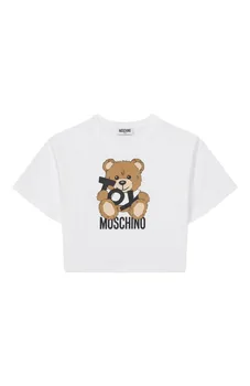 Хлопковая футболка Moschino