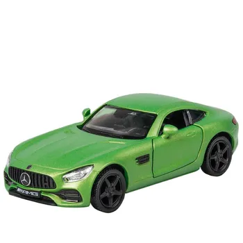 1/36 Mercedes-Benz GT S Игрушечная модель автомобиля для детей RMZ CiTY Super Race Литая миниатюра Коллекция с оттягивающимся механизмом Подарок для мальчиков чёрный