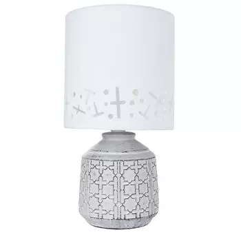 лампа настольная ARTE LAMP Bunda E14 1х40Вт керамика серый