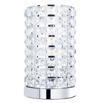 лампа настольная ARTE LAMP Louis E14 40Вт хром хрусталь