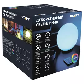 лампа настольная влагозащищенная СТАРТ Globe 250мм LED IP65 белый