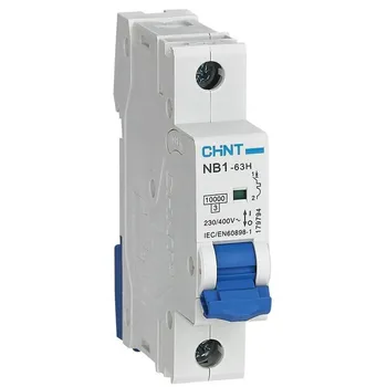 Автоматический выключатель модульный CHINT 179807 NB1-63H 1P 6А 10кА х-ка D (R)