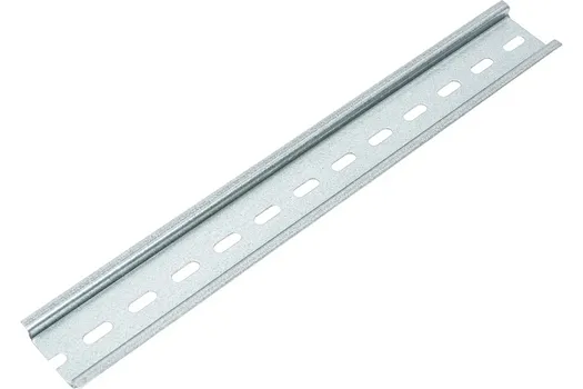 DIN-рейка Rexant 12-8025 25см перфорированная оцинкованная