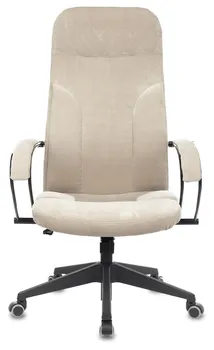 Кресло Бюрократ CH-608/FABRIC-BEIGE руководителя, крестовина пластик, вельвет, цвет: песочный