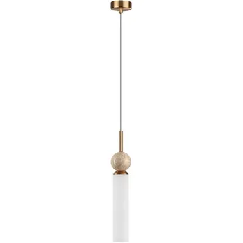 Подвесной светильник Odeon Light Lolla 6625/1 бежевый/металл/травертин 1*E14 40W 220V
