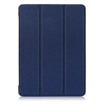 Чехол-подставка из кожи Trifold Hard Smart Cover для iPad Pro 11 дюймов 2024 года, складной магнитный держатель 5-го поколения с рисунком For iPad Pro 11 2024 красный