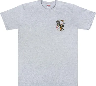 Футболка Supreme Laugh Now Tee 'Ash Grey', серый