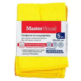 набор салфеток MASTER HOUSE Мой надежный 30х30 см 5шт микрофибра