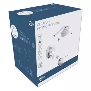 набор смесителей IDEAL STANDARD Ceraflex 4 в 1 хром