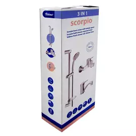 набор смесителей VIDIMA Scorpio 3 в 1 хром