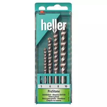 набор сверл по камню HELLER 4 предмета