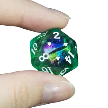 1 шт. 20-гранные игральные кости DND, креативные игральные кости с драконьим глазом для Хэллоуина, аксессуары для настольных игр для вечеринок в клубе синий
