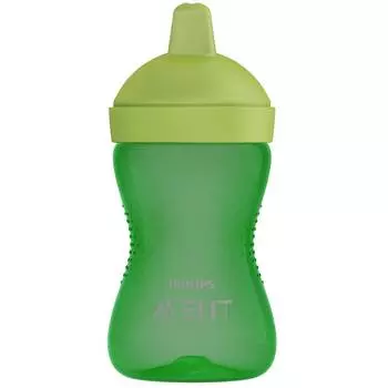 Avent Поильник с твердым носиком, 18 мес+, 300 мл, зеленый