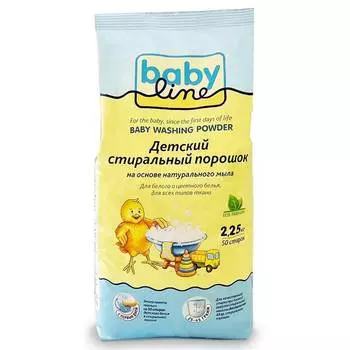 Babyline DB002 Детский стиральный порошок, 2250 г