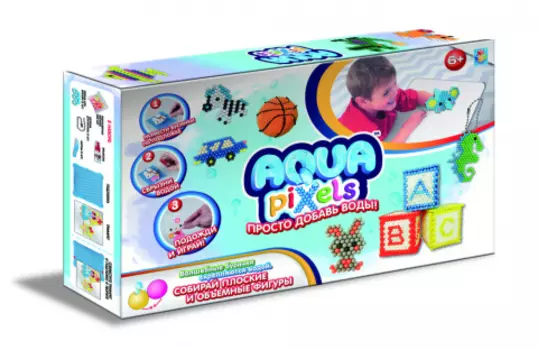 1Toy Aqua pixels "Набор принцессы 600 деталей" - Набор для творчества