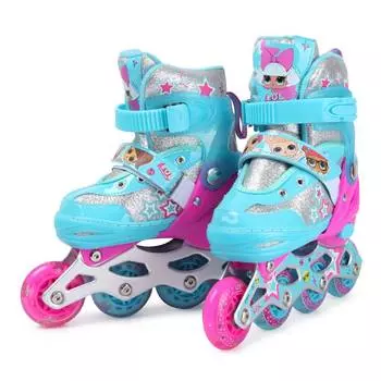 1toy Коньки роликовые "LOL", колеса со светом, S (30-33)