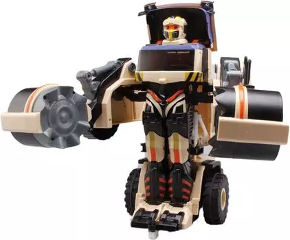 1TOY "Тракботы - Строительный каток" - робот-трансформер на пульте