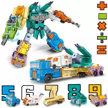 1Toy "Трансботы L ПВО - Передвижной ЗРК Панцер", набор, 5 цифр и 5 знаков