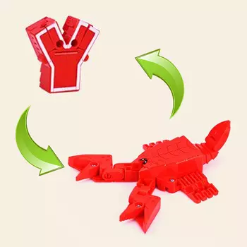 1Toy "Трансботы Lingvo Zoo - Буква Y" - буква-трансформер