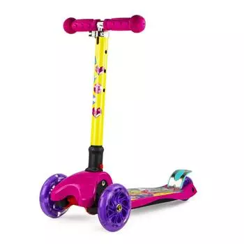 1Toy Самокат детский трехколесный "Barbie" Т14759 со светом