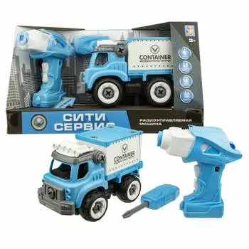 1toy Сити-сервис грузовик на р/у 18 см, 2,4ГГц, разборный