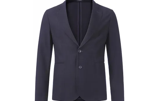 EMPORIO ARMANI FW22 Деловые костюмы, пальто, мужское, темно-синие
