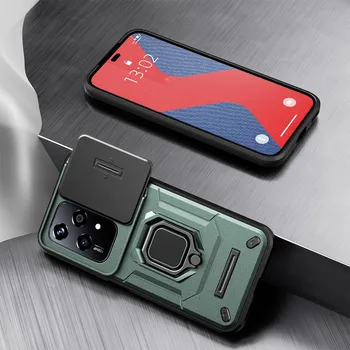 Противоударный чехол KEYSION для HONOR 200 Lite 5G, защитное кольцо для объектива камеры, чехол-подставка для телефона для Huawei Honor 200 Lite for Honor 200 Lite серый