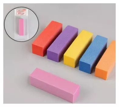 Баф наждачный для ногтей, четырёхсторонний, 9 × 2 × 2 см