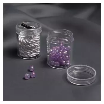 Баночки для хранения мелочей, D = 3,9 × 5 см, 20 гр, 2 шт