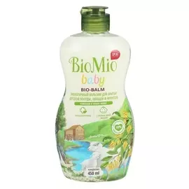 Бальзам для мытья детской посуды Biomio Baby Bio-balm ромашка и иланг-иланг, 450 мл