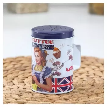 Банка для специй Coffee,10×7×9 см, с отверстиями