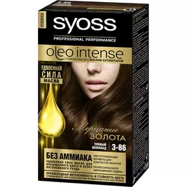 Краска для волос Syoss Oleo Intense 3-86 Темный шоколад
