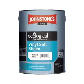 Краска JohnStones Vinyl Soft Sheen Brilliant White 5 л