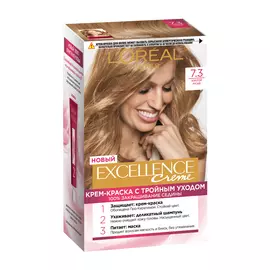 Краска L’Oreal Excellence стойкая 7.3 Золотой Русый (AA072400)