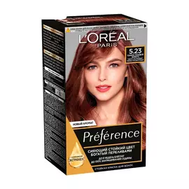 Краска L’Oreal Preference Recital Recital стойкая 5.23 Темное Розовое Золото