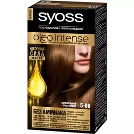 Краска для волос Syoss Oleo Intense 5-86 Карамельный каштановый