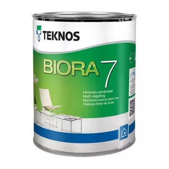 Краска Teknos Биора сейнамаали рм3 матовая 0,9 л (400050)