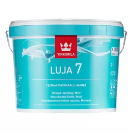 Краска Tikkurila luja 7 матовая база с 9 л