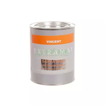 Краска шелковисто-матовая Vincent Extramat Base А 0,8л