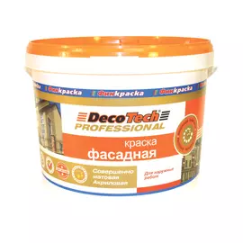 Краска фасадная Decotech база LC 10 л