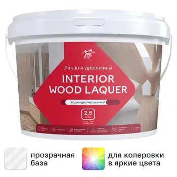 Лак для мебели акриловый Parade Interior Wood Laquer цвет прозрачный матовый 2.5 л