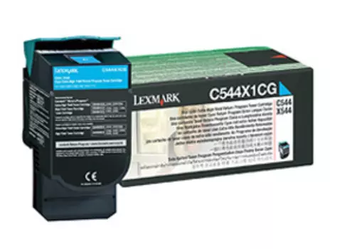 Тонер-картридж Lexmark C544X1CG cyan для С544 (4 000 стр)