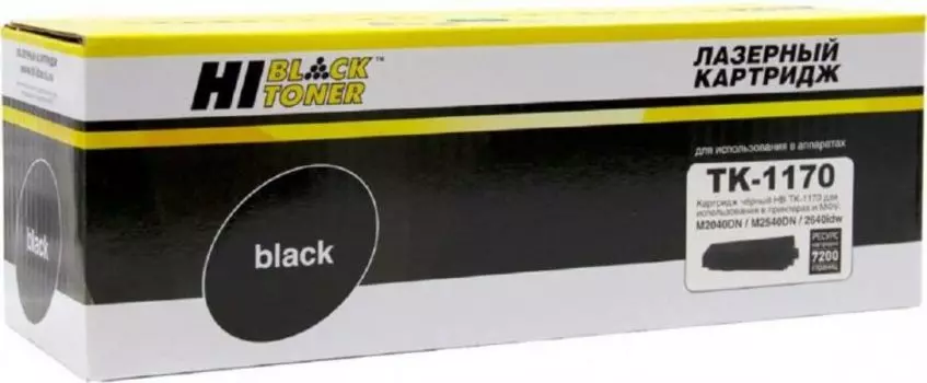 Тонер-картридж Hi-Black HB-TK-1170 для Kyocera-Mita M2040dn/ M2540dn, 7,2K, с чипом