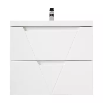 Тумба с раковиной BelBagno Vittoria 70 подвесная, 2 ящика, Bianco Opaco