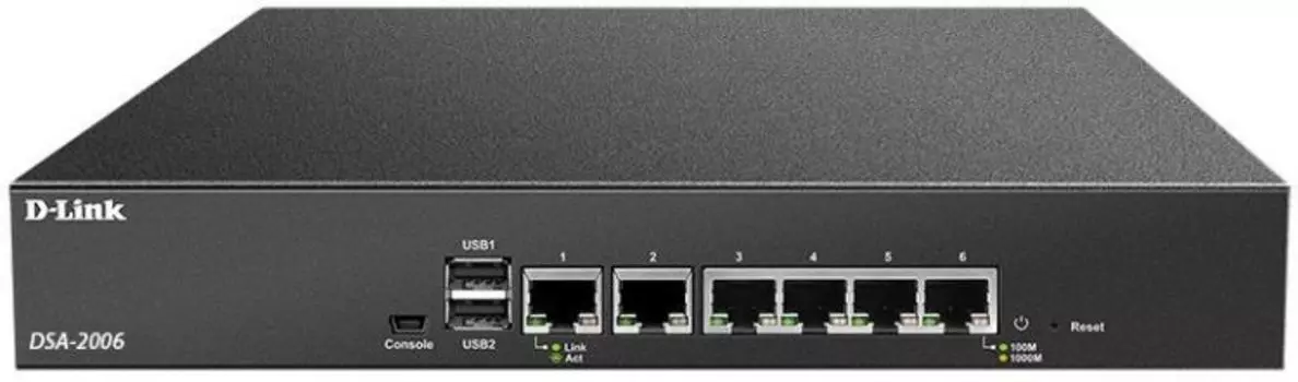 Маршрутизатор D-link DSA-2006/A1A 6x1000Base-T configurable, 2xUSB ports, 3G/LTE support